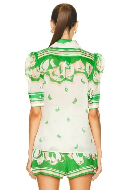 Zimmermann High Tide Sailboats Set Green Sailboats Size 1/AU 10  for rent on The Volte - image 3