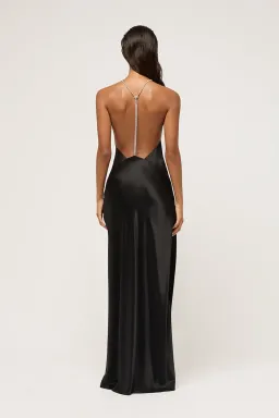 Michael Lo Sordo Crystalline Hudson Gown Black Size 8 for rent on The Volte - image 3