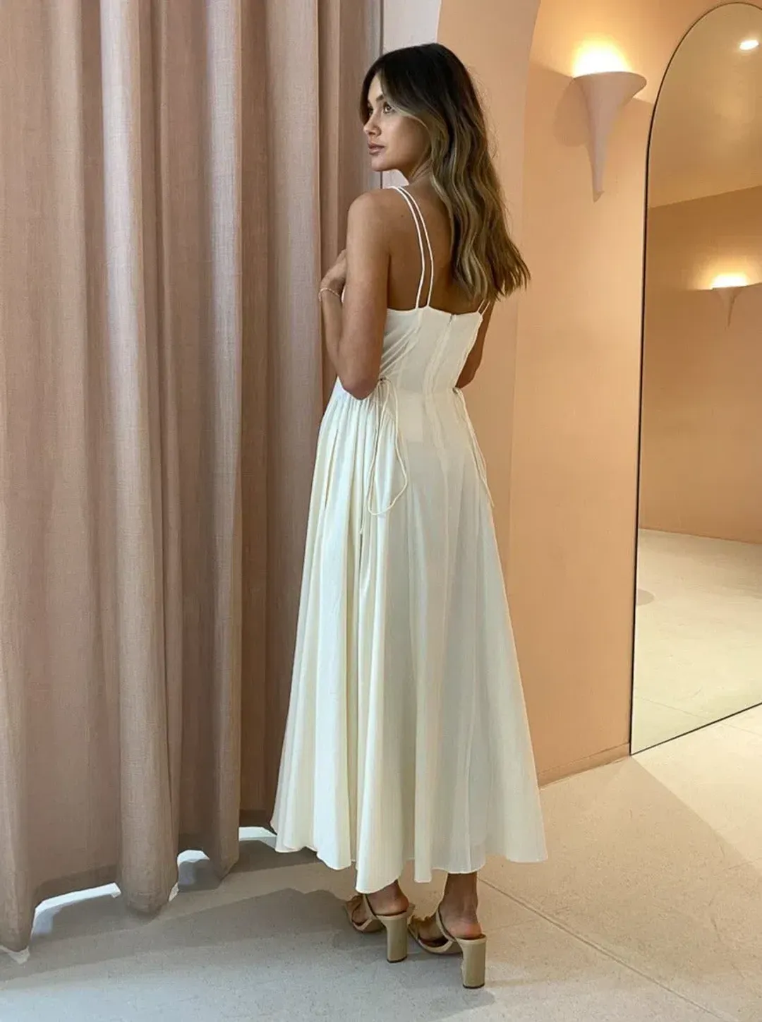 Camilla and Marc Antelao Dress in Cream Size AU 10 for rent on The Volte - main image