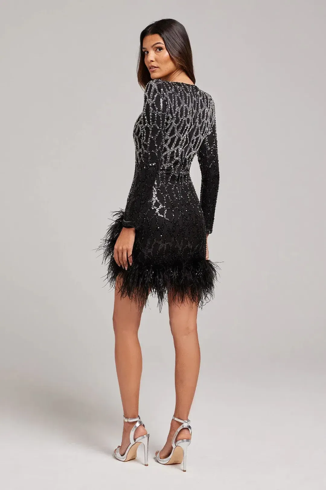 Nadine Merabi Lexi Black Mini Size M / AU 12 for rent on The Volte - main image