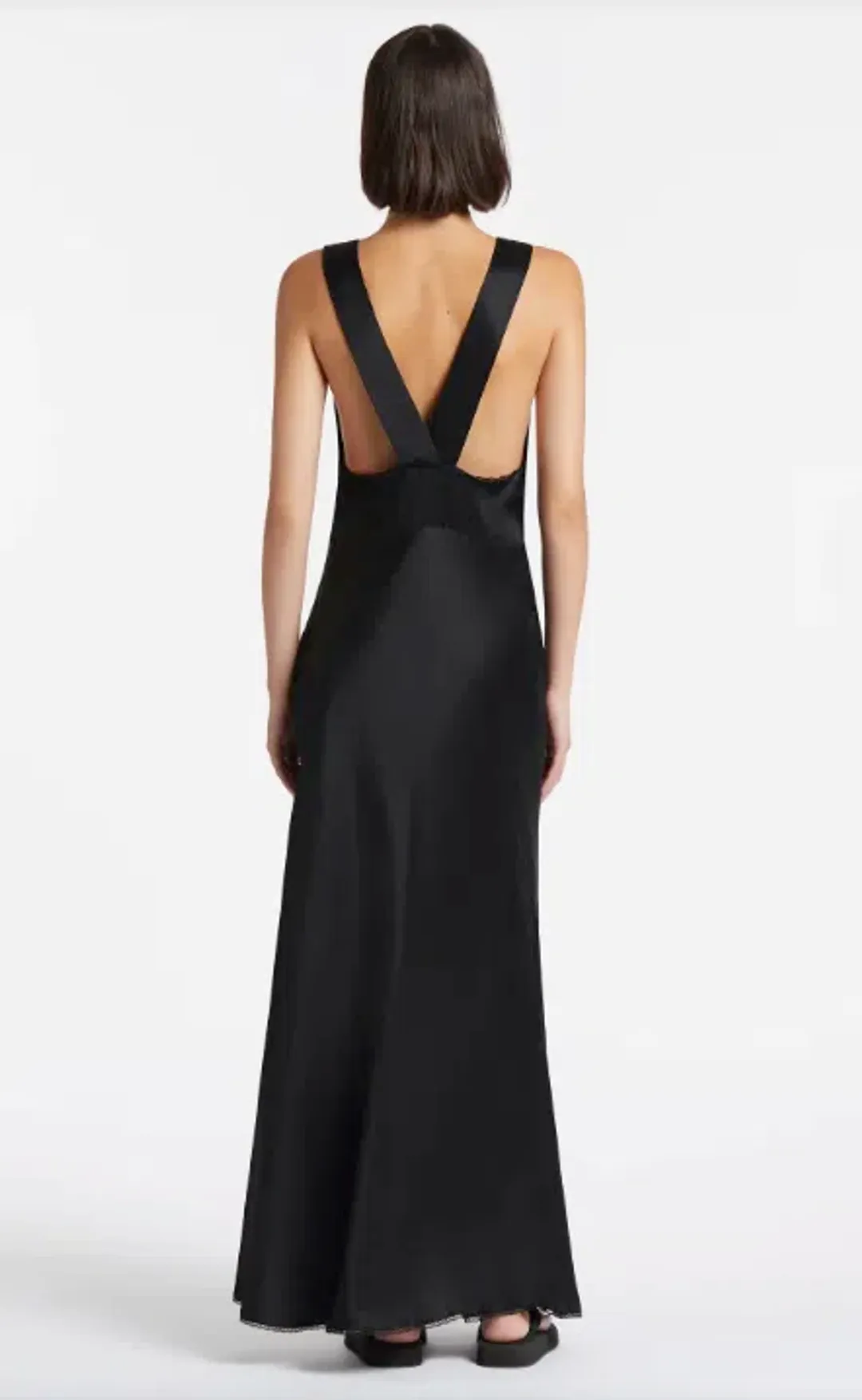 Sir The Label Aries Cut Out Gown Black Size 0 / AU 6 for rent on The Volte - main image