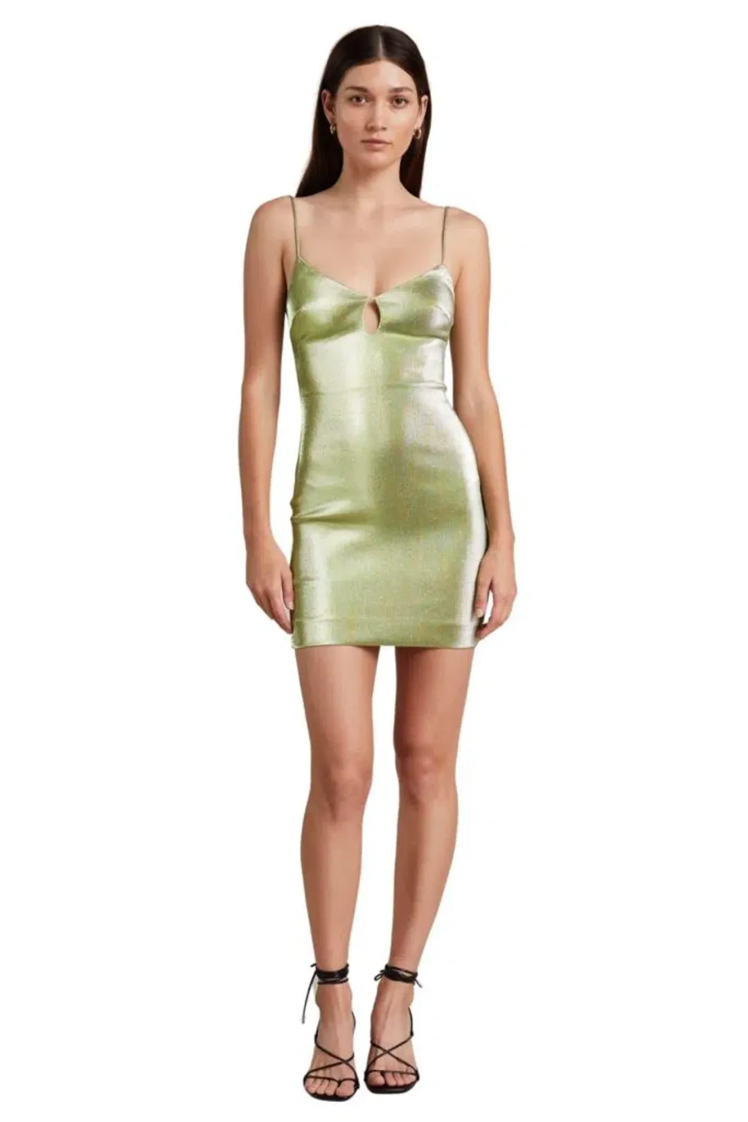 Bec and Bridge Lime Cordial Mini Dress Green Size 4 for rent on The Volte - main image