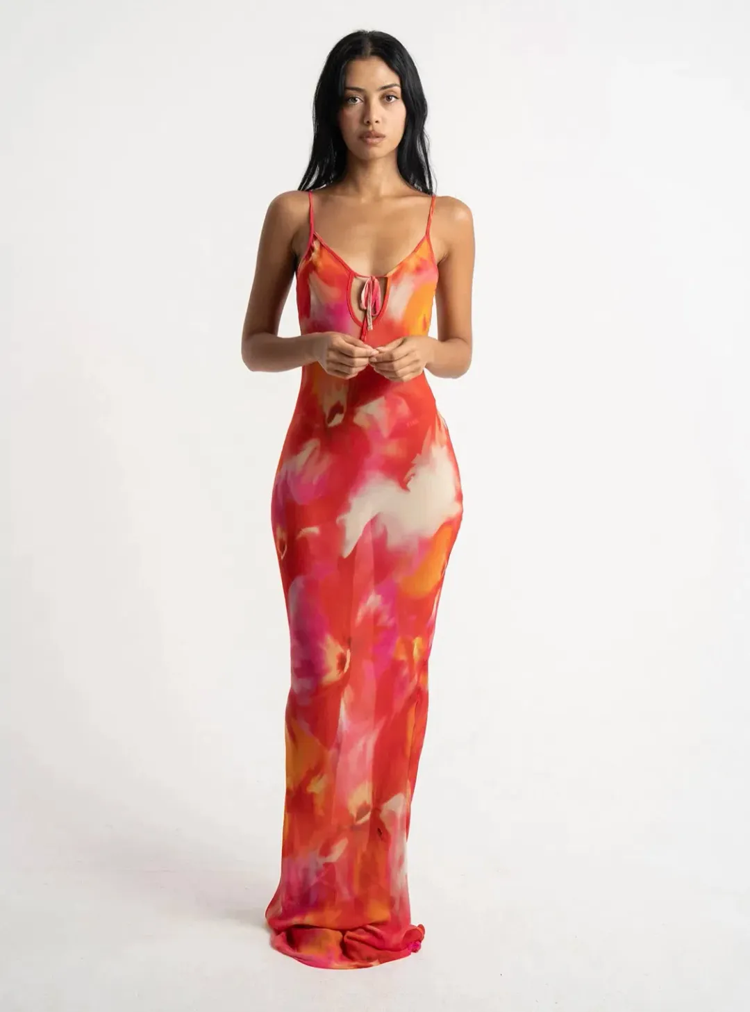 Isabelle Quinn Billie Maxi Dress Multi Size 6 for rent on The Volte - main image