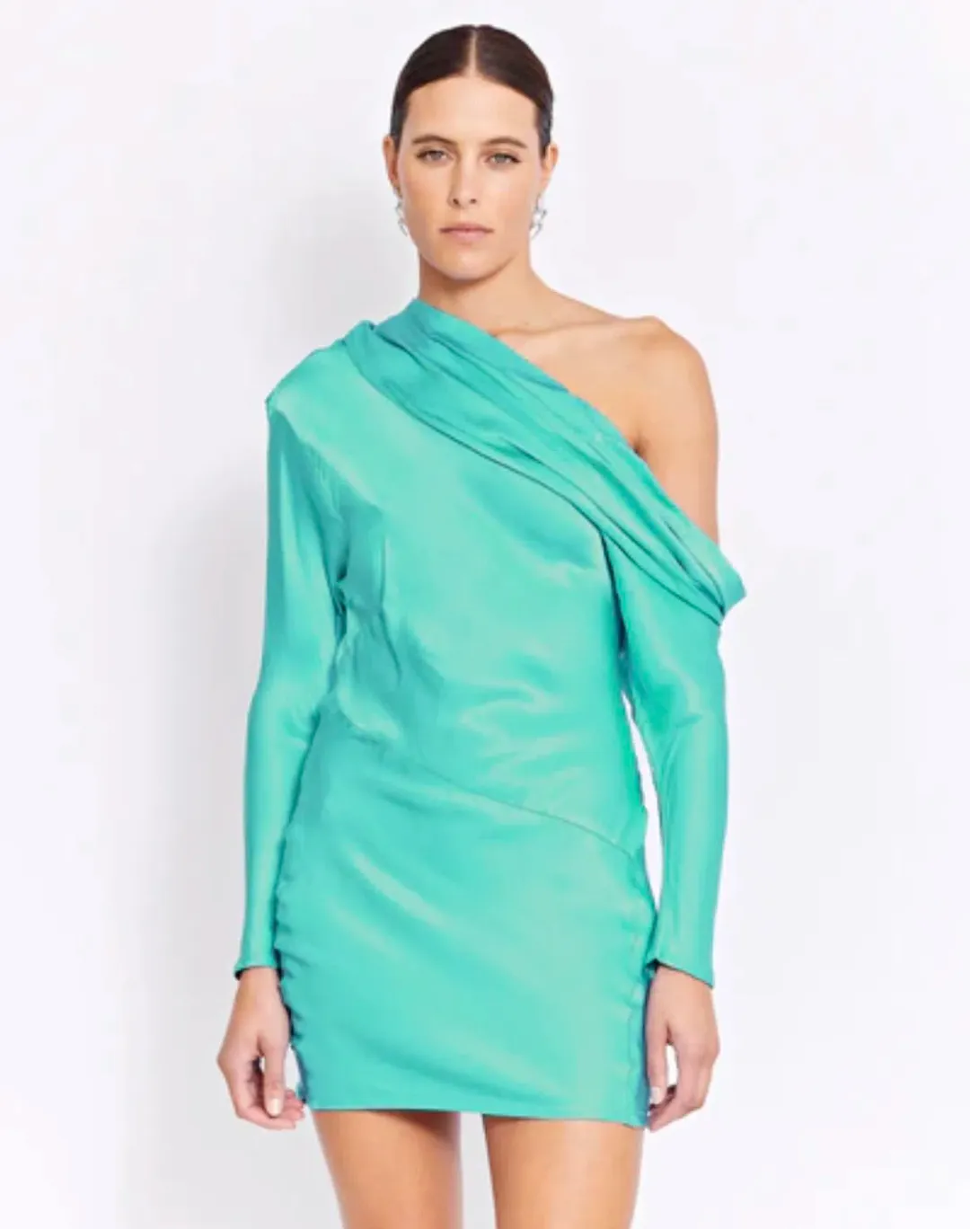 Pfeiffer Yazmin Mini Dress Green Size 10 / M for rent on The Volte - main image