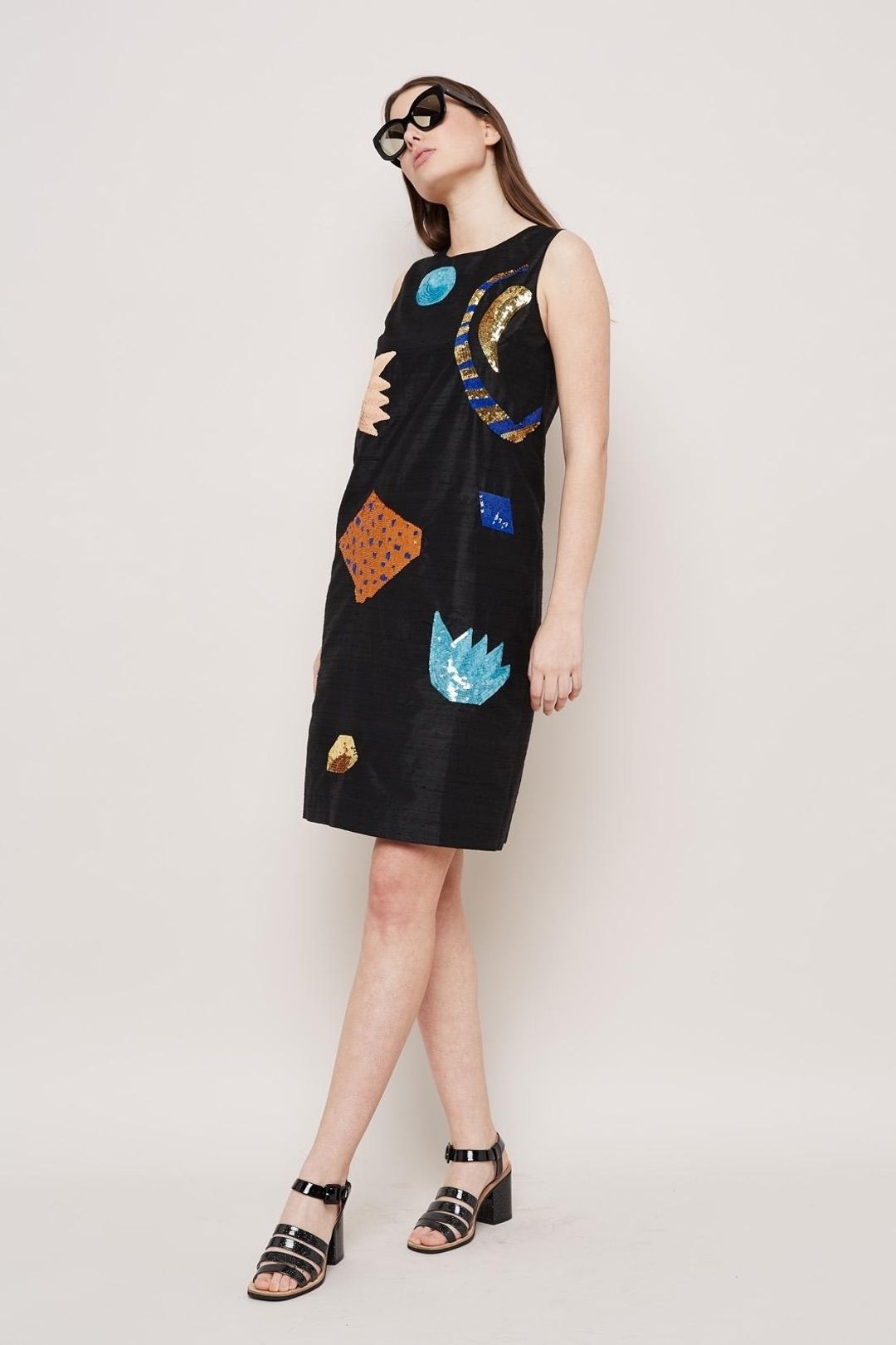 Gorman - Fleur Noir Sequinned Dress for rent on The Volte - main image