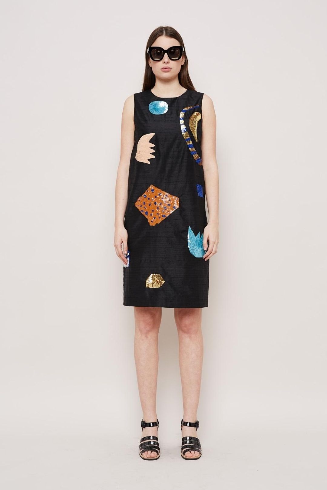 Gorman - Fleur Noir Sequinned Dress for rent on The Volte - main image