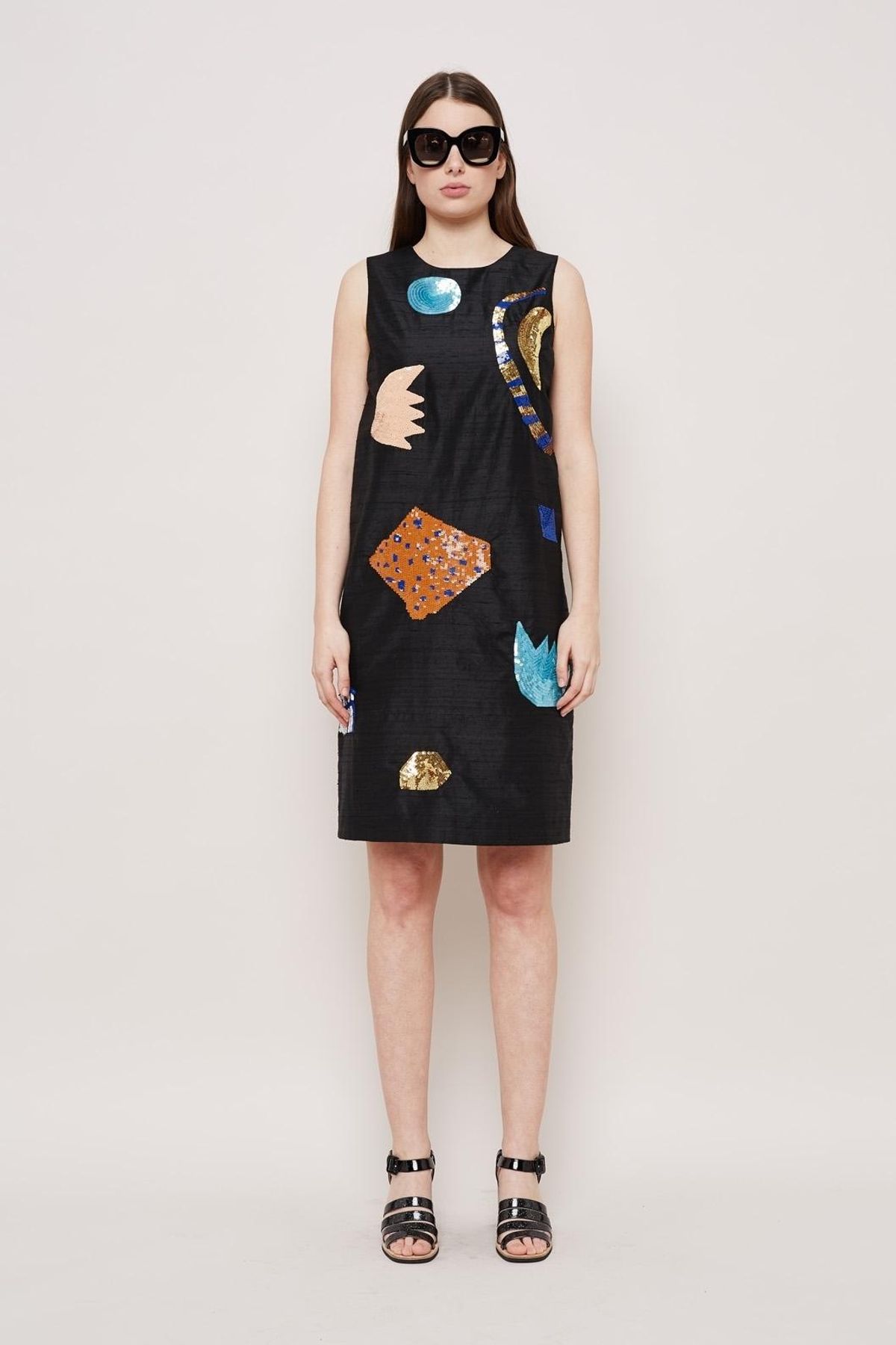 Gorman - Fleur Noir Sequinned Dress for rent on The Volte - main image