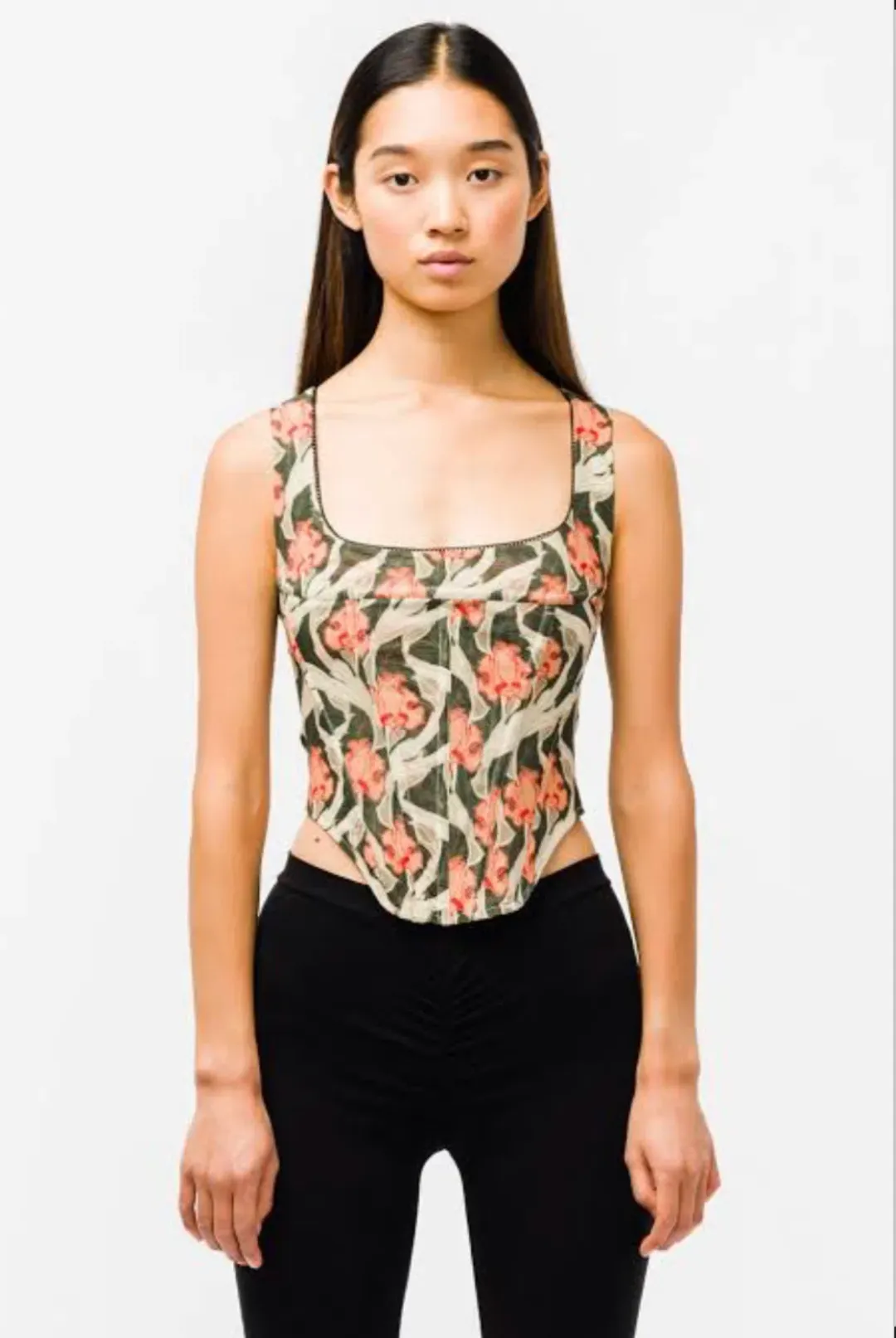 Miaou Campbell Corset Art Nouveau Size M/Au 10 for rent on The Volte - main image