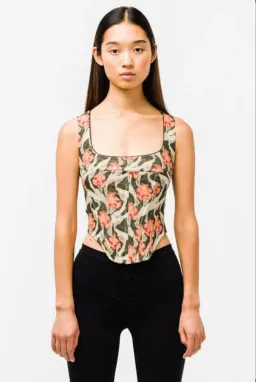 Miaou Campbell Corset Art Nouveau Size M/Au 10 for rent on The Volte - image 2