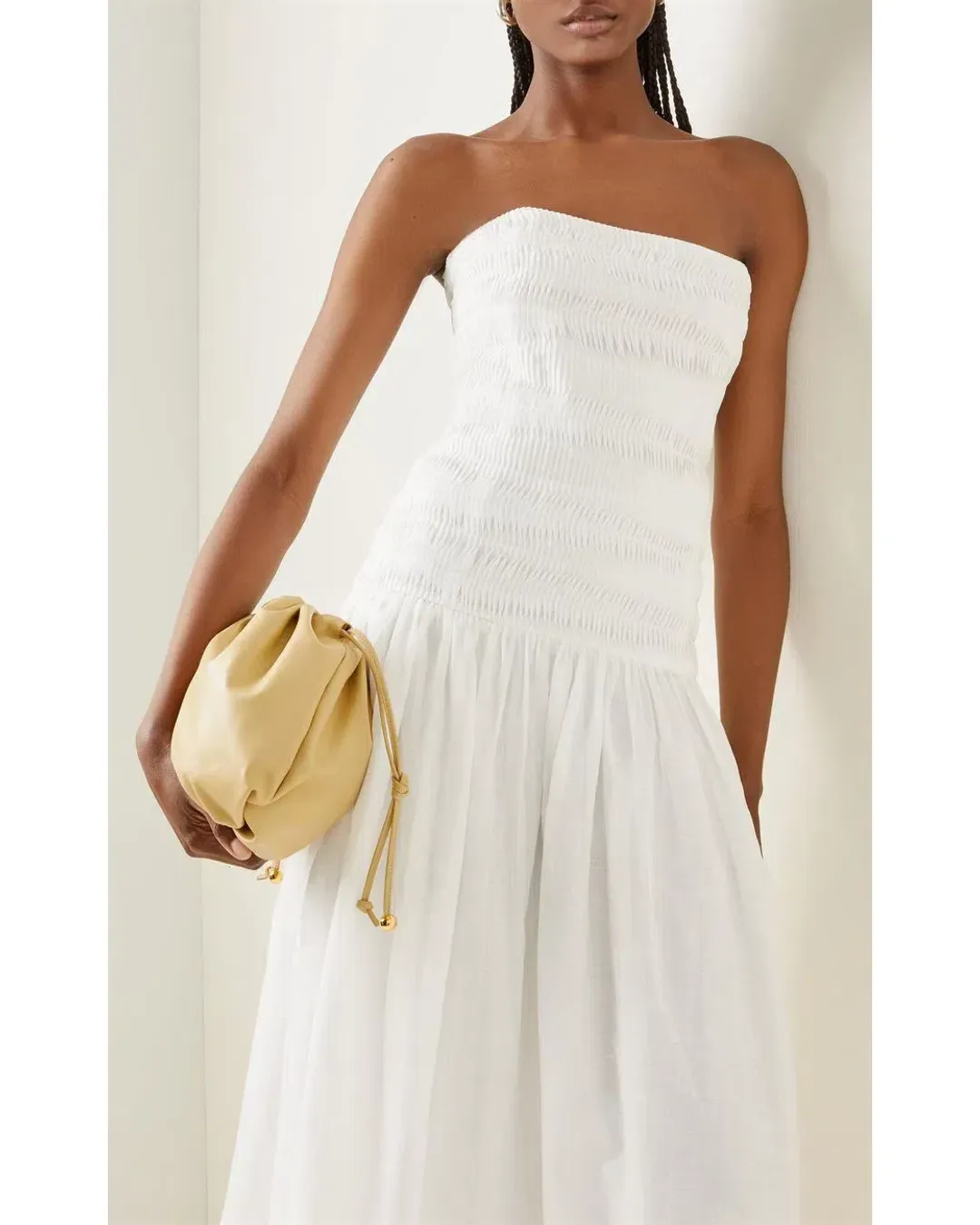 Sir The Label Xanthe Dress Ivory White Size 1 / AU 8 for rent on The Volte - main image