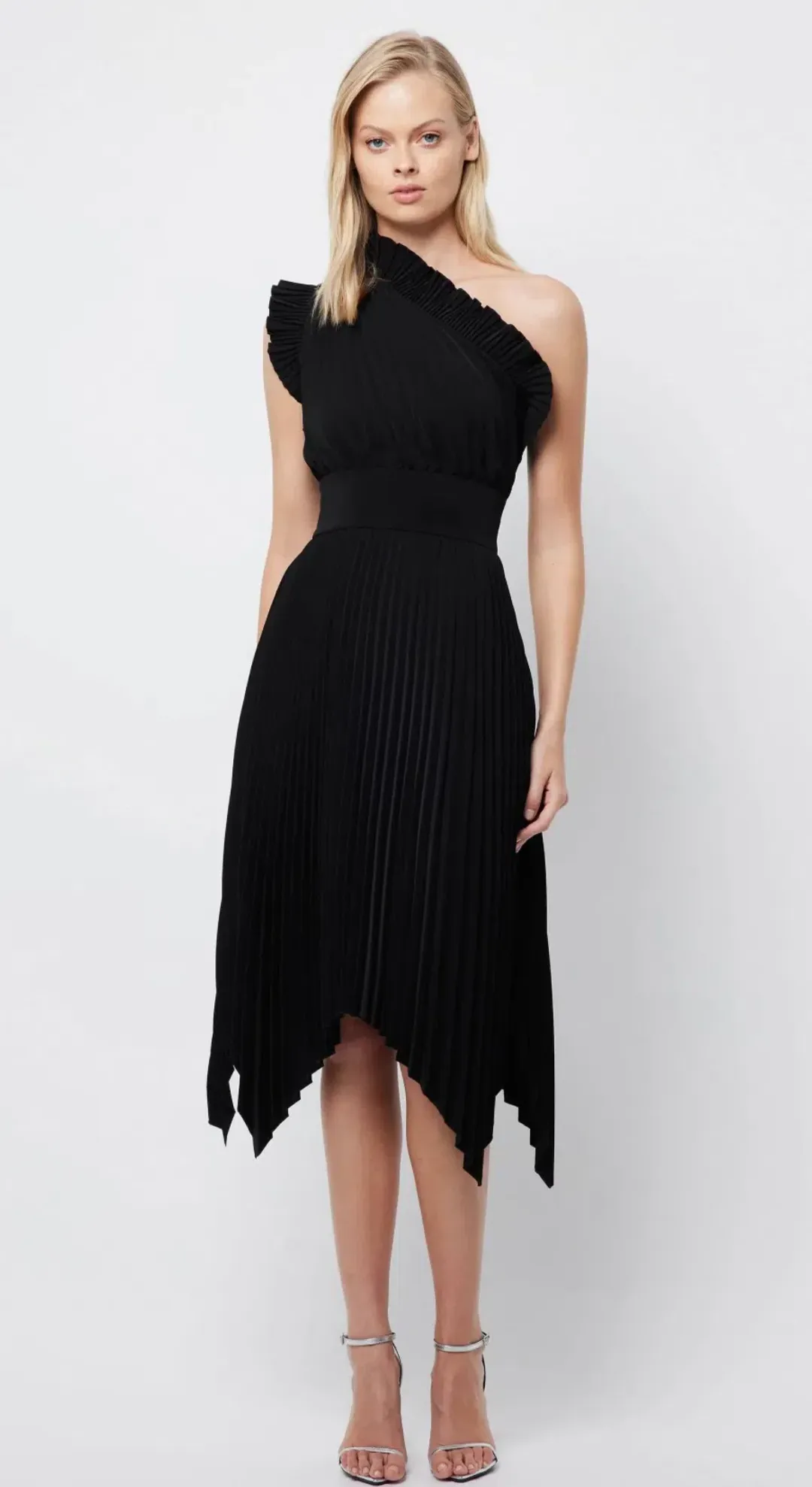 Mossman Lady Like Midi Dress Black Size 12 for rent on The Volte - main image