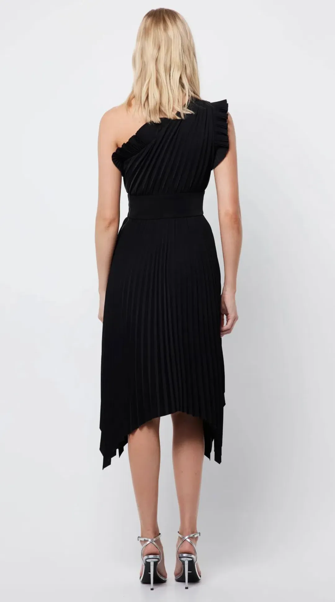 Mossman Lady Like Midi Dress Black Size 12 for rent on The Volte - main image
