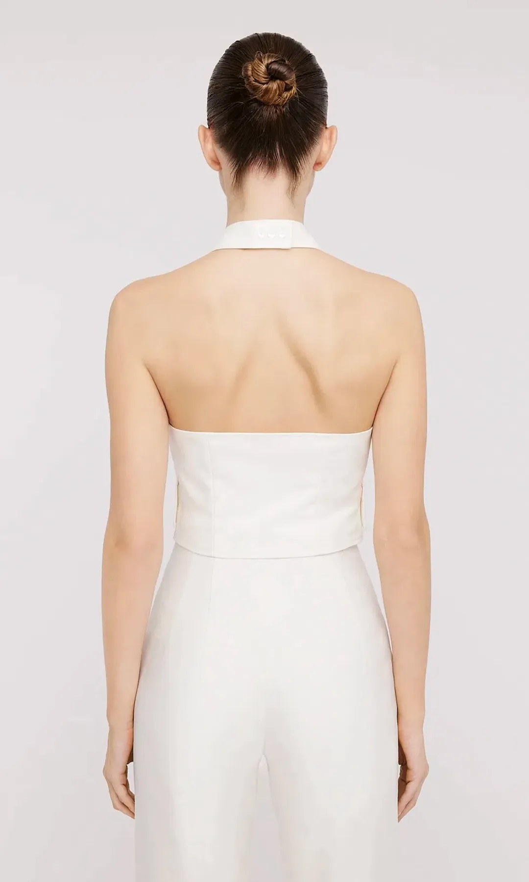 Scanlan Theodore Double Cotton Waistcoat and Trousers Set Alabaster Size 8  for rent on The Volte - main image