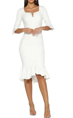 Elle Zeitoune Richard Dress White Size 10 for rent on The Volte - image 1