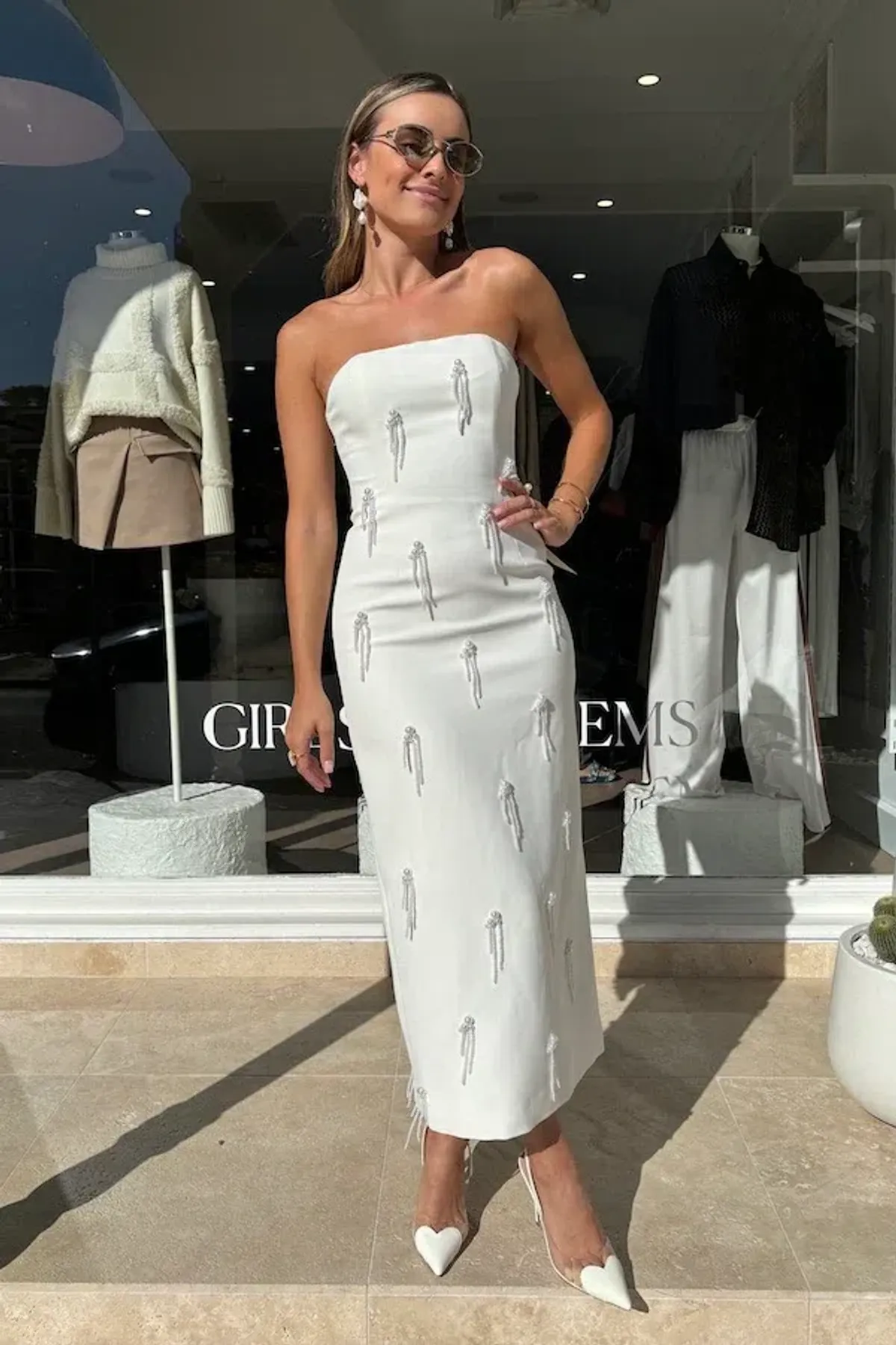 Odd Muse - The Ultimate Muse Embellished Midi Dress - Size M (10) for rent on The Volte - main image