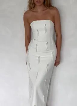 Odd Muse - The Ultimate Muse Embellished Midi Dress - Size M (10) for rent on The Volte - image 4