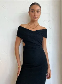 Camilla and Marc Toledo Dress Black Size 12 for rent on The Volte - image 2