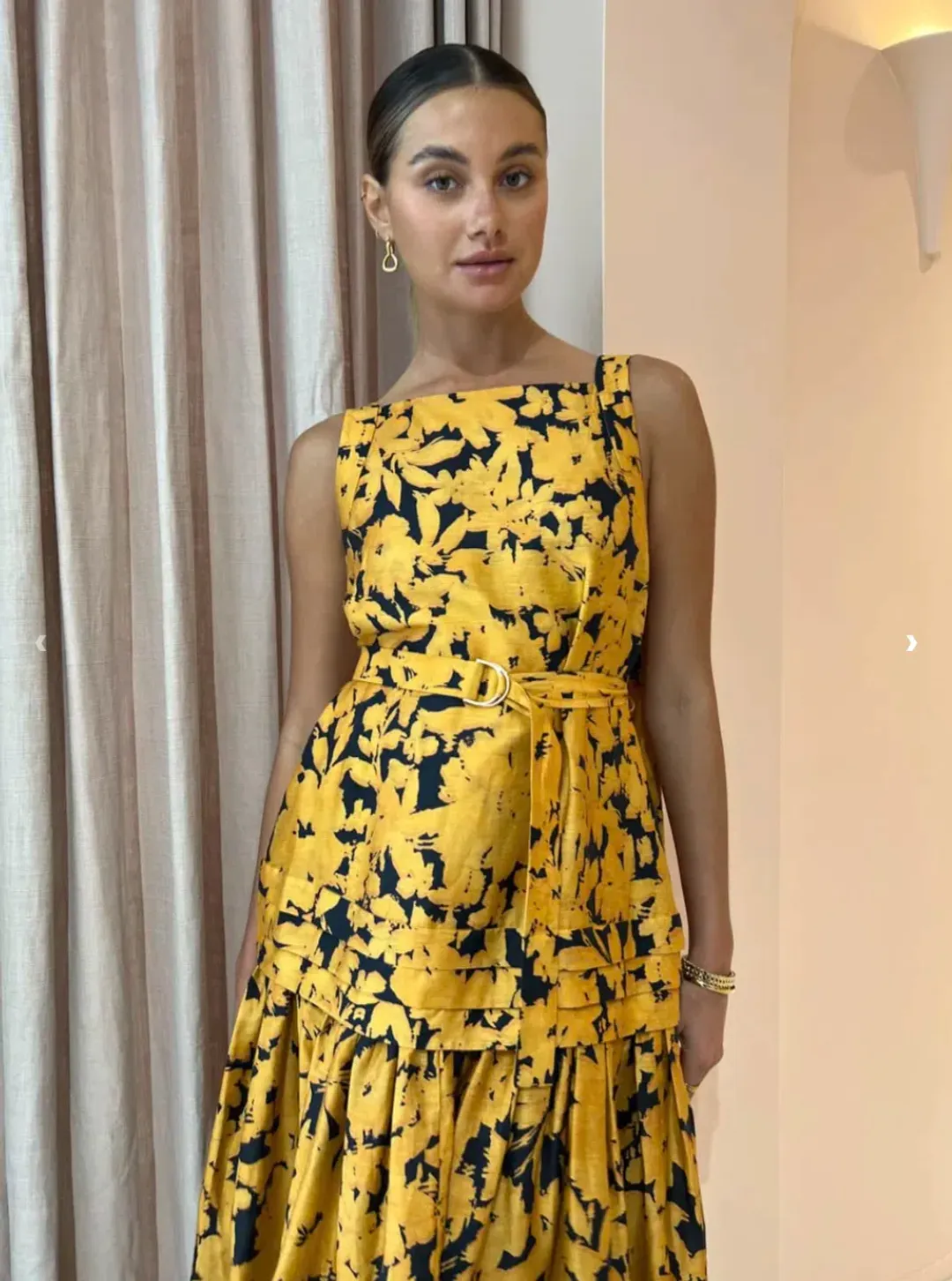 ACLER Astoria Dress in Night Garden Size 10 for rent on The Volte - main image