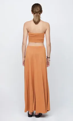 Bec & Bridge Indya Knit Bandeau  and Knit Maxi Skirt Set Rust Size 6 / XS for rent on The Volte - image 3