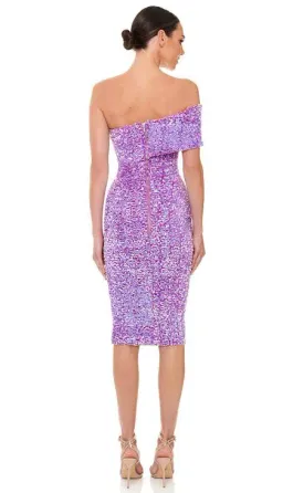 Eliya The Label Alyssa Dress Midi Purple Size M / AU 10 for rent on The Volte - image 2