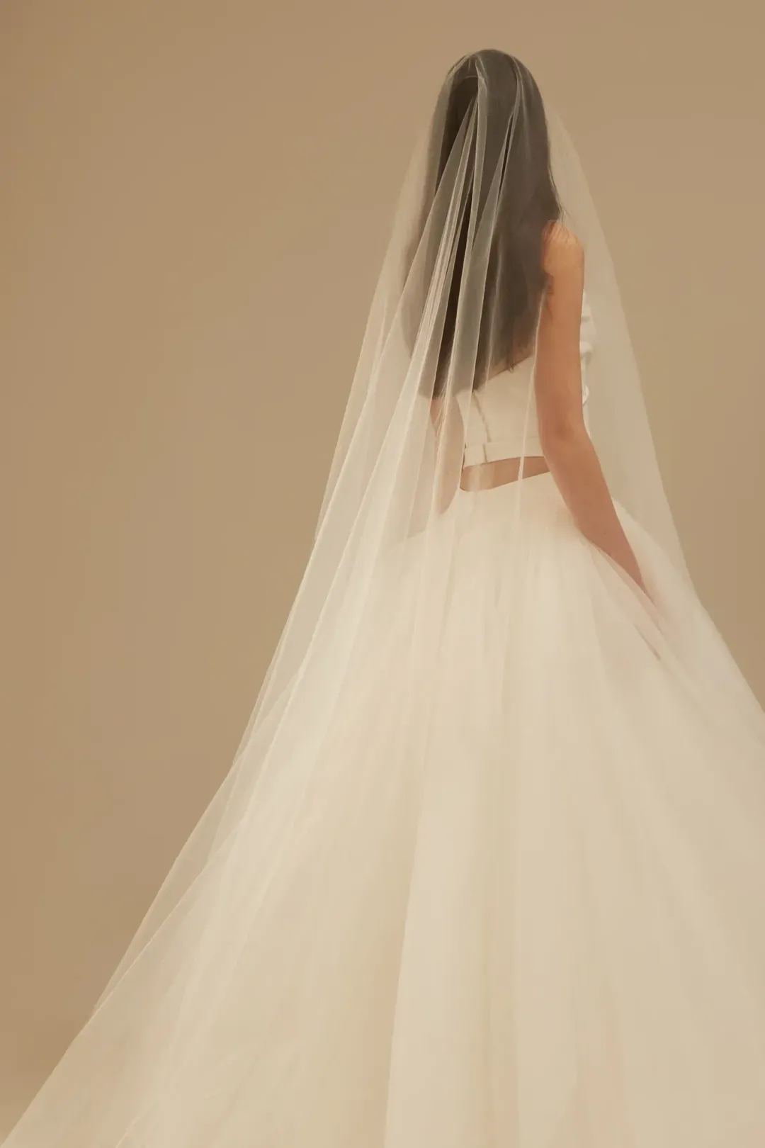 Kyha Studios Chosen Bridal Sheath Veil White  for rent on The Volte - main image