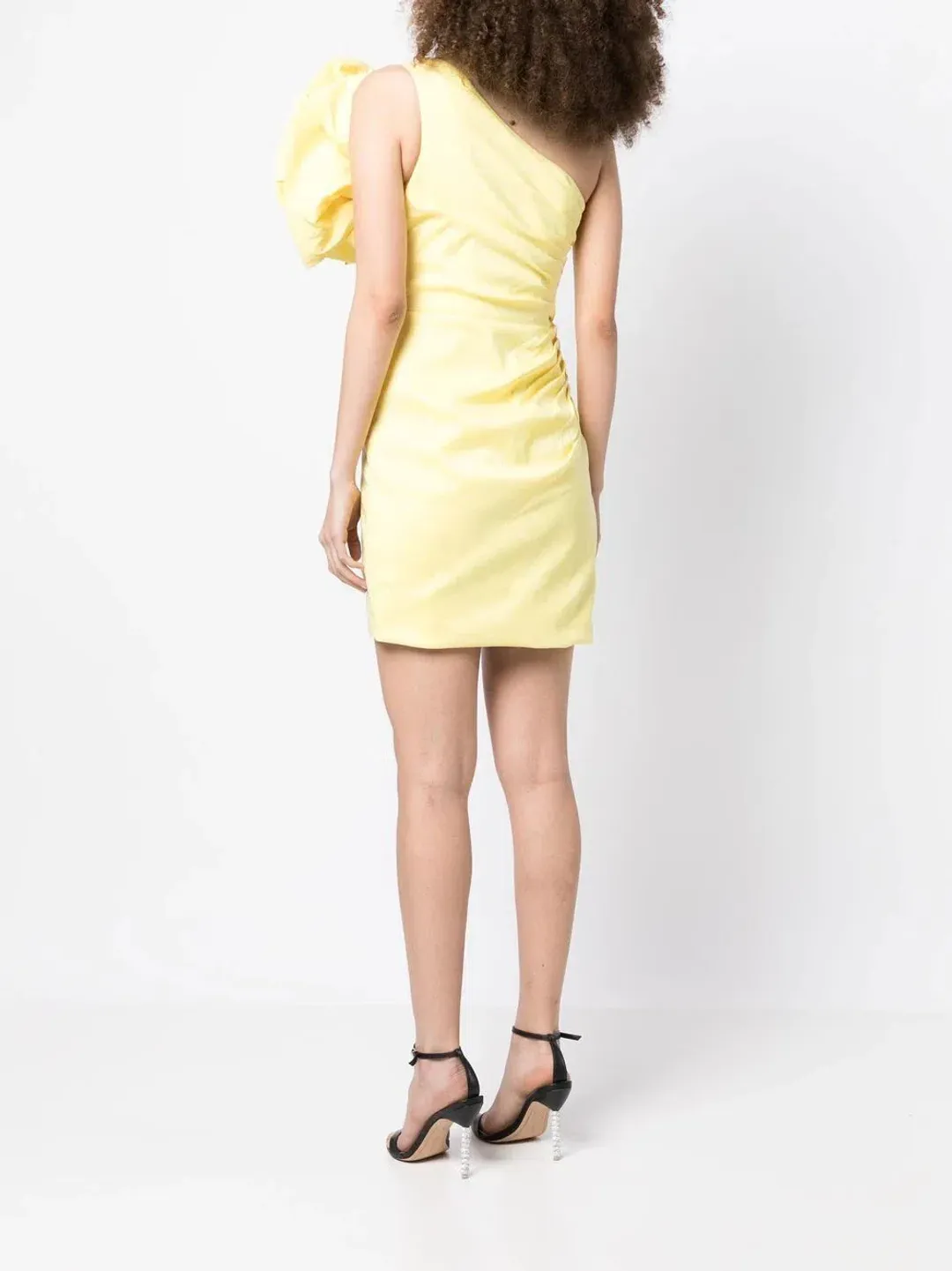 Rachel Gilbert Evana Mini Dress Yellow Size 0 / AU 6 for rent on The Volte - main image