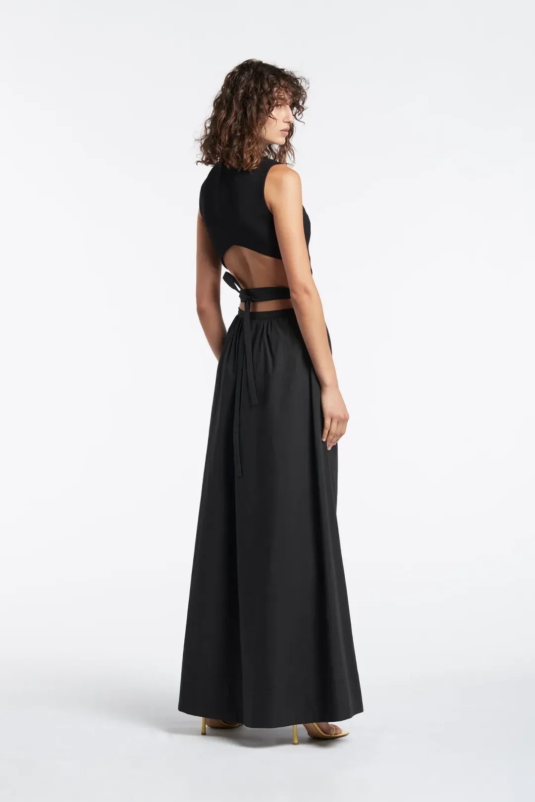 Sir the Label Signe Deconstructed Gown Black Size 6 for rent on The Volte - main image