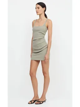 Bec & Bridge Karina Mini Dress Sage Size AU 6 for rent on The Volte - image 2