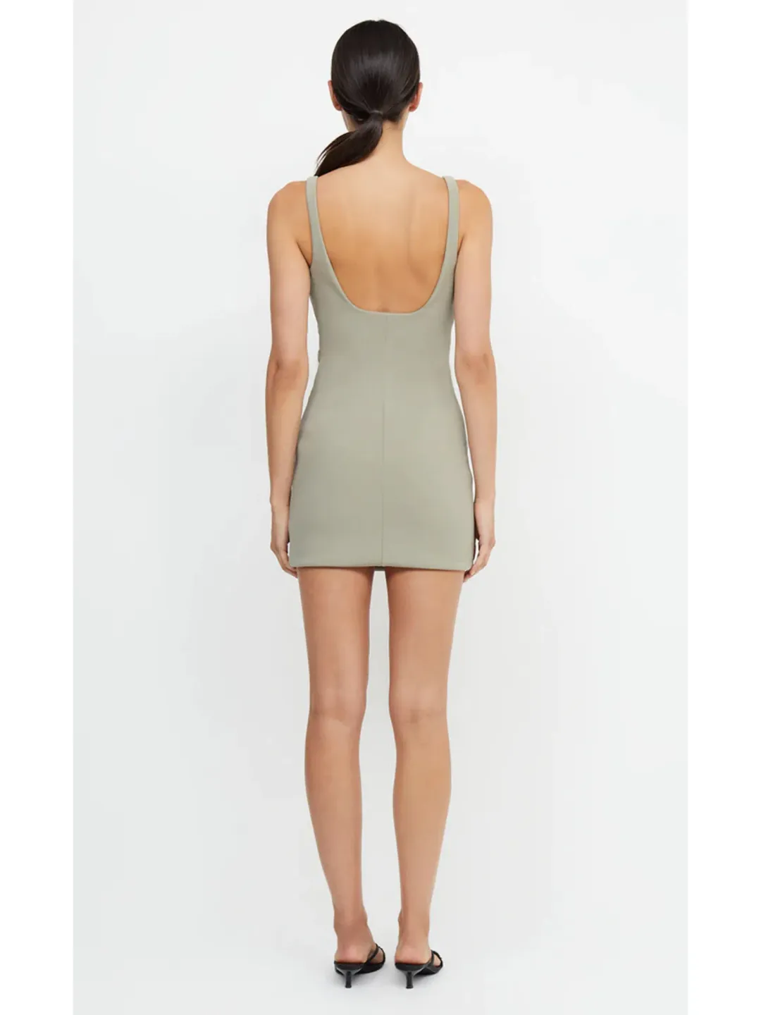 Bec & Bridge Karina Mini Dress Sage Size AU 6 for rent on The Volte - main image