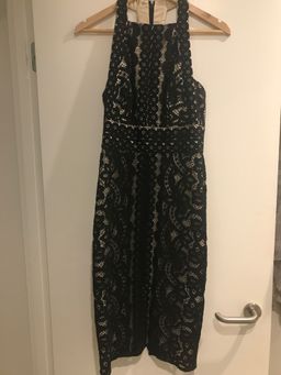 Lover the label poppy rose halter dress for rent on The Volte - image 5