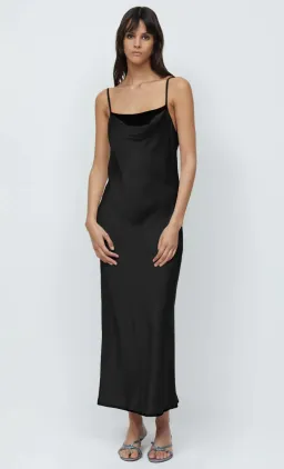 Bec & Bridge Helena Silk Strappy Dress Black Size AU 10 for rent on The Volte - image 1