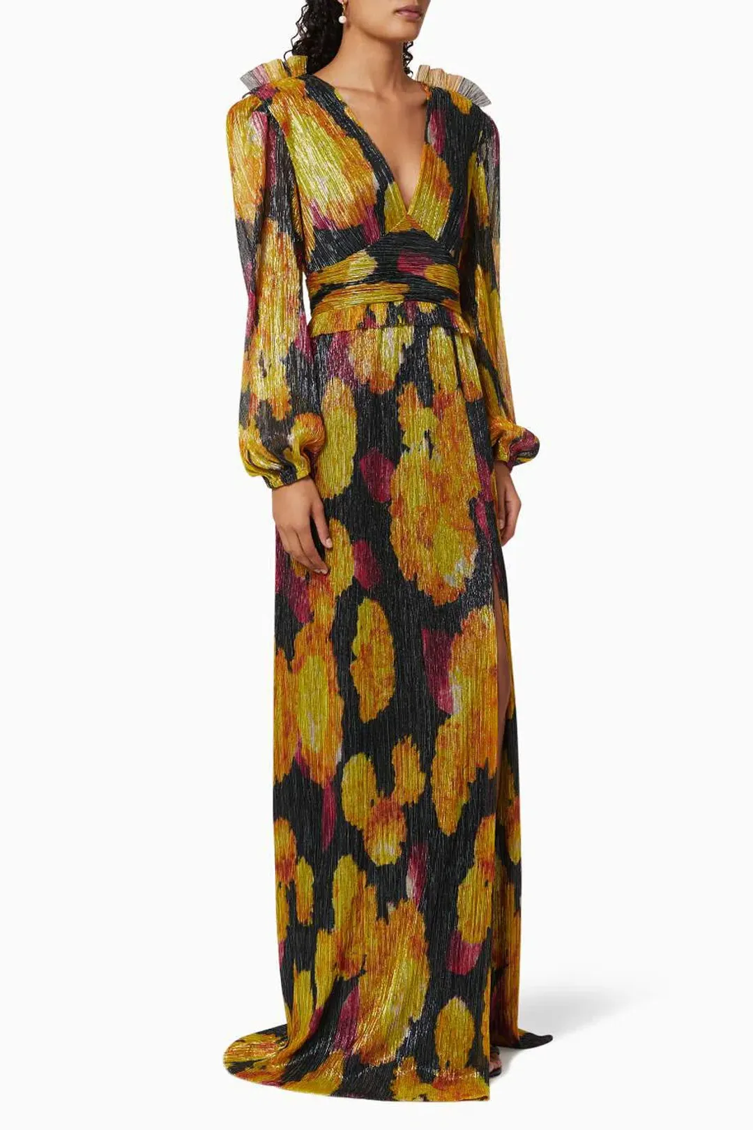 Rebecca Vallance Astoria Long Sleeve Gown Multi Size 10 for rent on The Volte - main image