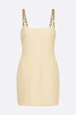 Manning Cartell Neo Classic Mini Dress with Chain Almond Size 8  for rent on The Volte - image 13