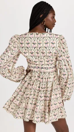 Agua by Agua Bendita Avena Peonia Aurora Mini Dress Floral Size 8 for rent on The Volte - image 3