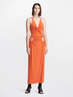 Dion Lee Rivet Cut Out Dress Flame Size 4 for rent on The Volte - image 2