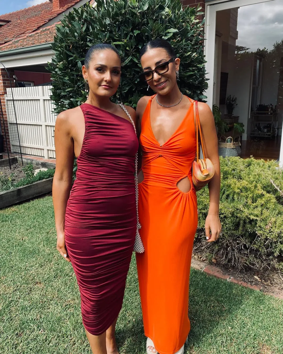 Dion Lee Rivet Cut Out Dress Flame Size 4 for rent on The Volte - main image