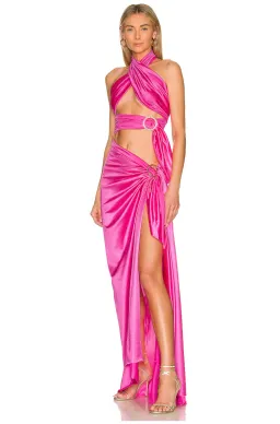Bronx & Banco Cleopatra Maxi Dress Pink Size 8 for rent on The Volte - image 3