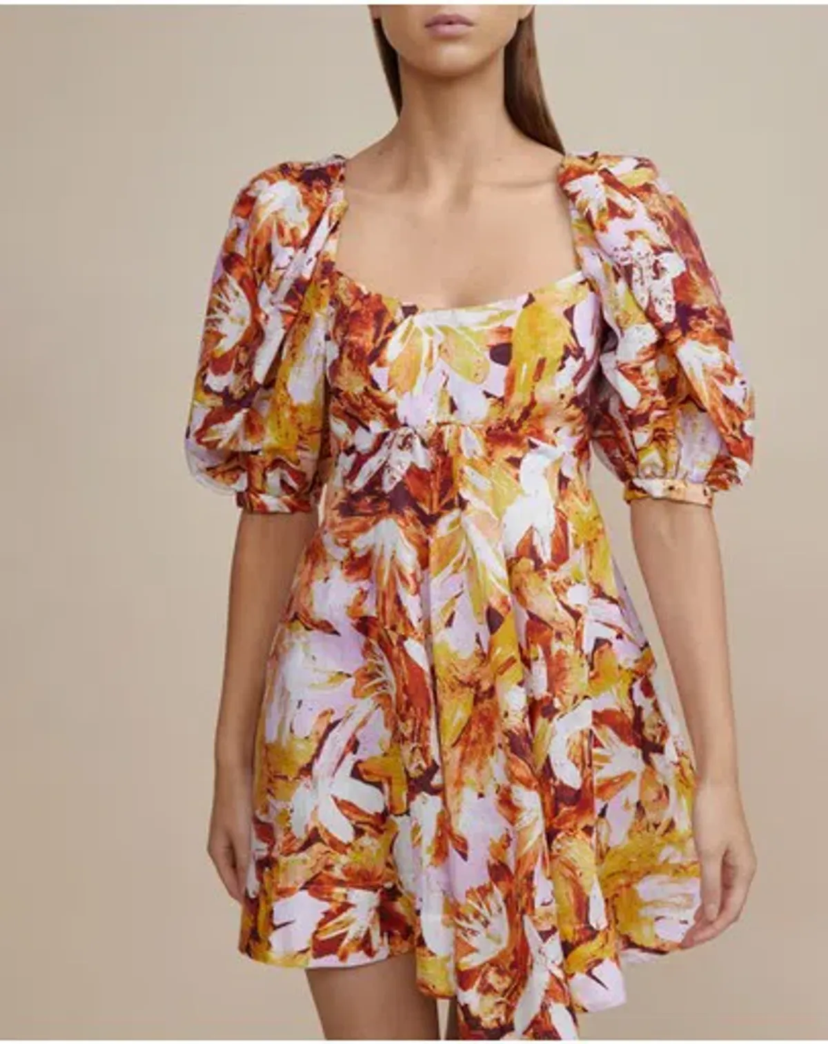 Acler Octavia Mini Dress Floral Size 12 for rent on The Volte - main image