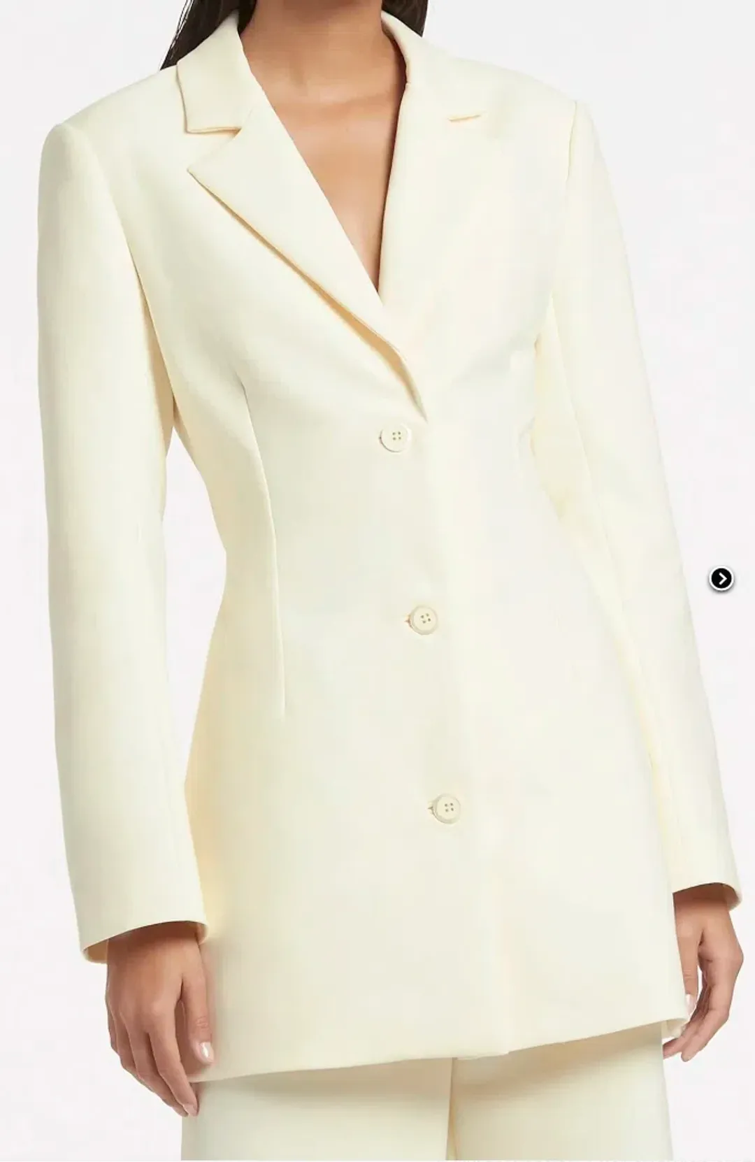 Sir the Label Marco Tailored Mini Blazer Dress Yellow Size 3 / AU 12 for rent on The Volte - main image