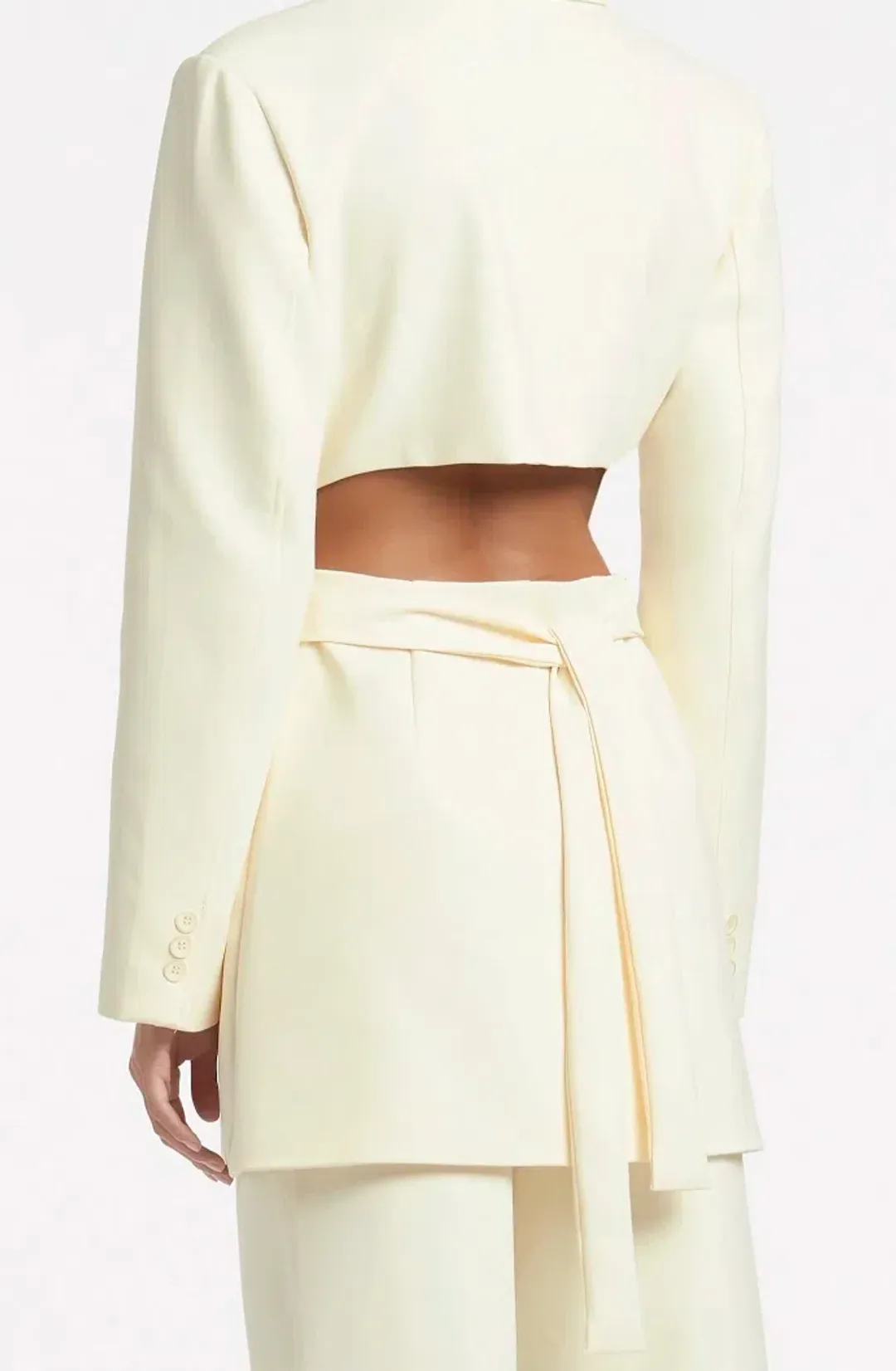 Sir the Label Marco Tailored Mini Blazer Dress Yellow Size 3 / AU 12 for rent on The Volte - main image