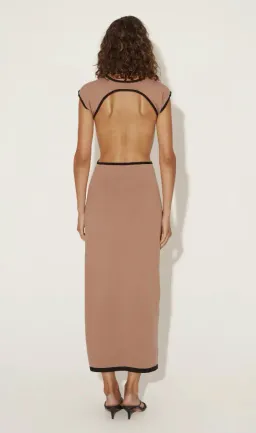 Hansen & Gretel Evelyn Dress Brown Size M / AU 10 for rent on The Volte - image 3