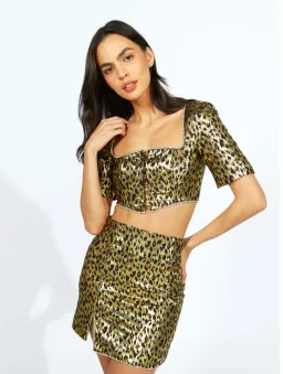 Alice McCall Night Cat Top Gold Size AU 6 for rent on The Volte - image 4