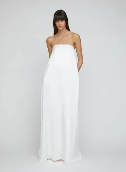 Anna Quan Delfina Gown Ivory White Size AU 10  for rent on The Volte - image 2