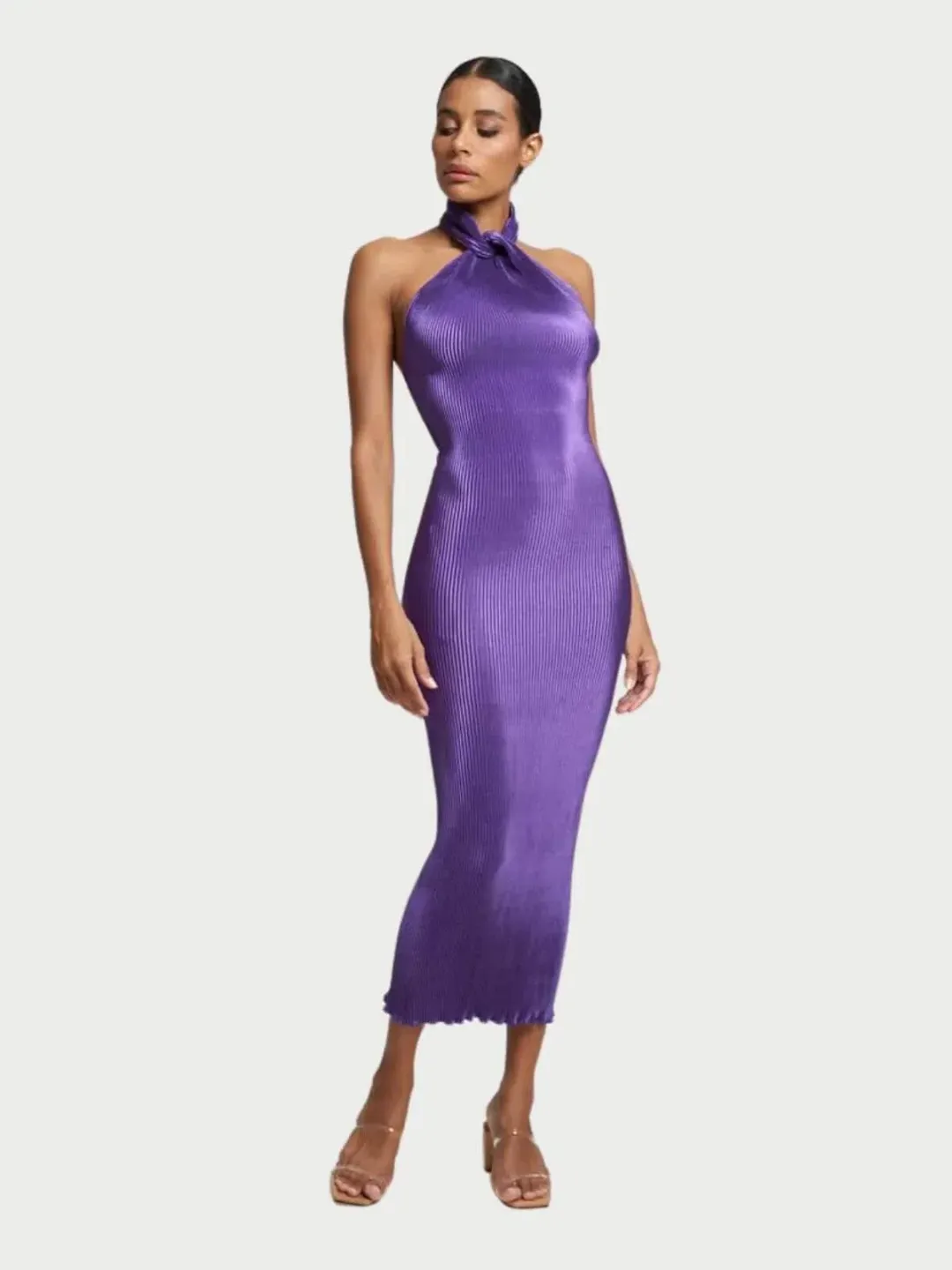 L'Idee Klum Gown Arabia Purple Size AU 8 for rent on The Volte - main image