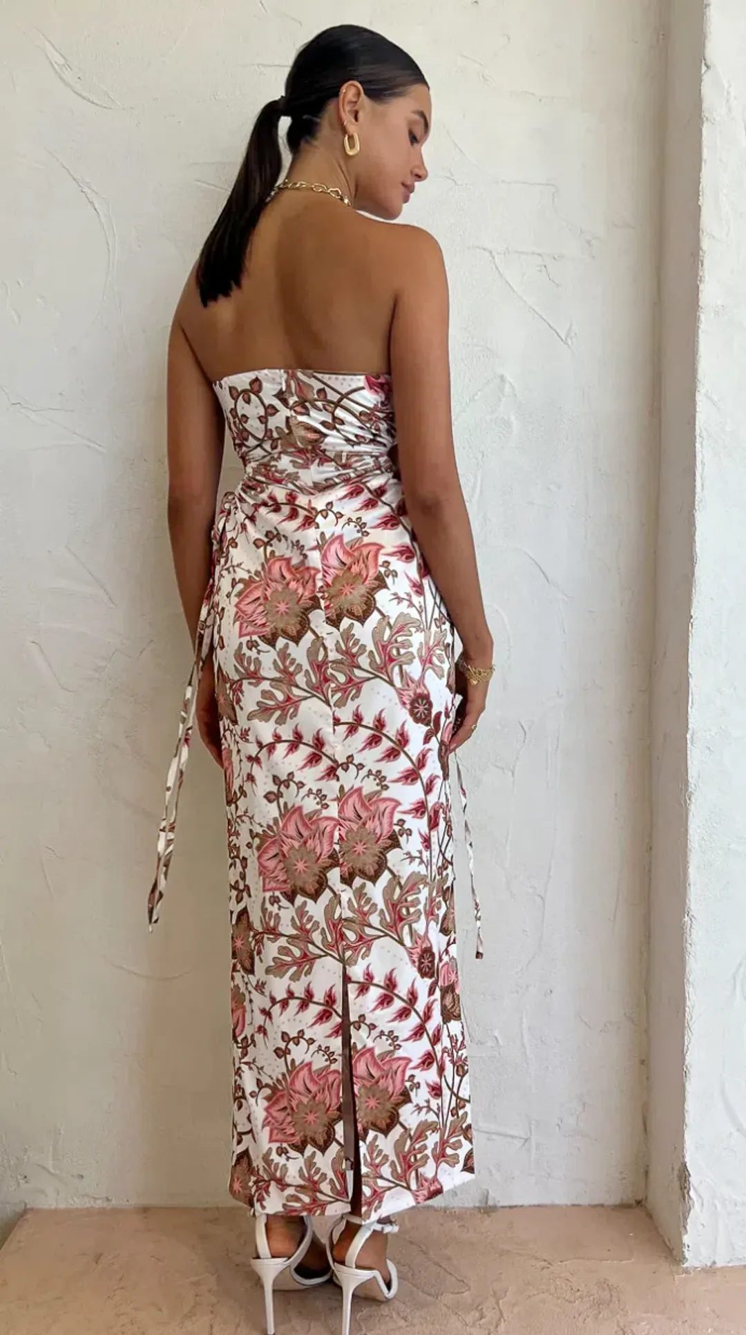 Sonya Moda Dima Dress Paisley Print White Size AU 8 for rent on The Volte - main image
