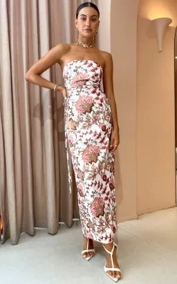 Sonya Moda Dima Dress Paisley Print White Size AU 8 for rent on The Volte - image 1