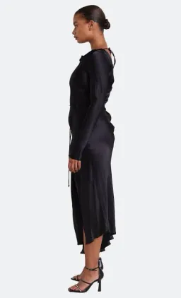 Bec & Bridge Long Sleeve Moondance Dress Maxi Black Size AU 12 for rent on The Volte - image 3