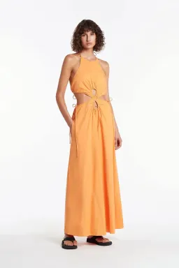 Sir the Label Coppola Cut Out Dress Orange Size AU 6 for rent on The Volte - image 1