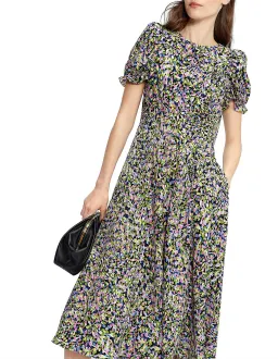 Ted Baker Deyja Midi Dress Multicolour in Size 2/AU 10-12 for rent on The Volte - image 2