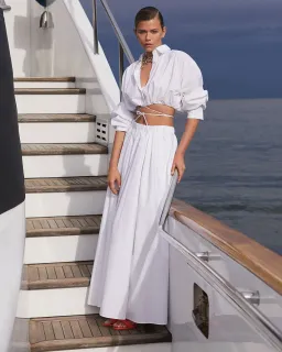 Scanlan Theodore White Cotton Set White Size 10 for rent on The Volte - image 1